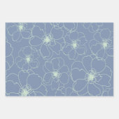 Papier d'enveloppement de fleurs dansantes (Devant)