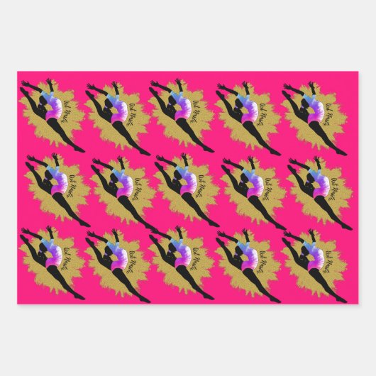 Papier d'enveloppement de gymnaste (Devant 3)