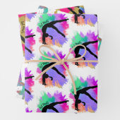 Papier d'enveloppement de gymnaste (En situation)