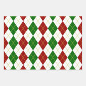 Papier d'enveloppement de Jacquard de vacances (Devant)