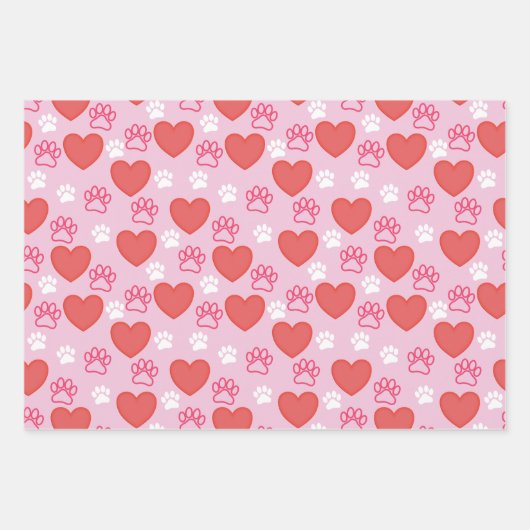 Papier d'enveloppement de la Saint-Valentin (Devant)