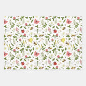 Papier d'enveloppement de l'assortiment d'abeilles (Devant 3)