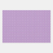 Papier d'enveloppement de marguerites, de points e (Devant 2)