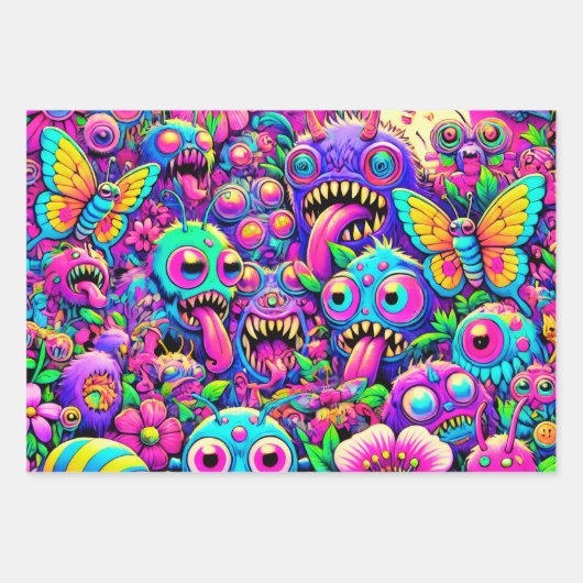 Papier d'enveloppement de monstre (Devant)