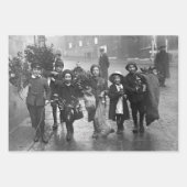 Papier d'enveloppement de Noël 1910 et 1920 (Devant)