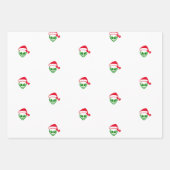 Papier d'enveloppement de Noël "Alien Père Noël" (Devant 3)