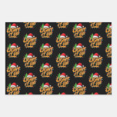 Papier d'enveloppement de Noël coloré (Devant 3)