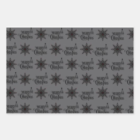 Papier d'enveloppement de Noël crâne (Devant)