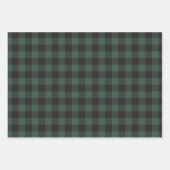 Papier d'enveloppement de Noël de bisons de bûcher (Devant)