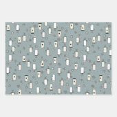 Papier d'enveloppement de Noël de coordination amu (Devant 3)