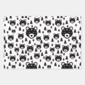 Papier d'enveloppement de Noël de l'ours nordique  (Devant)