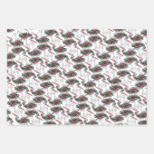 Papier d'enveloppement de Noël de l'Unicorne (Devant)