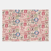 Papier d'enveloppement de Noël du pôle Nord de Pèr (Devant)