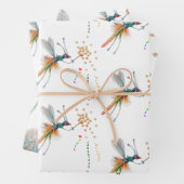 Papier d'enveloppement de Noël Fairy Dragon Fairy (En situation)