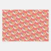 Papier d'enveloppement de Noël festif (Devant 3)