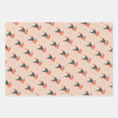 Papier d'enveloppement de Noël festif (Devant 2)