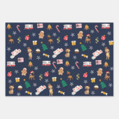 Papier d'enveloppement de Noël Frank & Baxter - Ma (Devant 2)