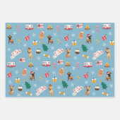 Papier d'enveloppement de Noël Frank & Baxter - Mi (Devant 3)