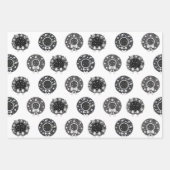 Papier d'enveloppement de Noël galactique - Célest (Devant 2)