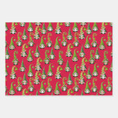 Papier d'enveloppement de Noël Gnomes (Devant 2)