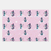 Papier d'enveloppement de Noël gothique rose (Devant 2)