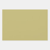 Papier d'enveloppement de Noël Père Noël Gold (Devant 2)