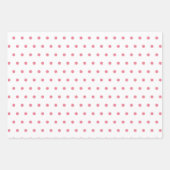 Papier d'enveloppement de Noël rose (Devant 3)