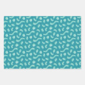 Papier d'enveloppement de Noël rose Motif (Devant 2)