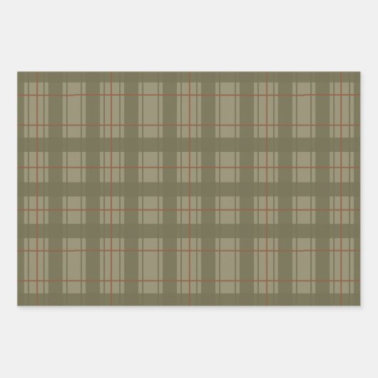 Papier d'enveloppement de Noël rustique (Devant 3)