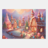 Papier d'enveloppement de Noël série de 3 (Devant 2)