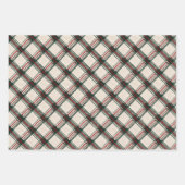 Papier d'enveloppement de Noël vert rustique (Devant 2)