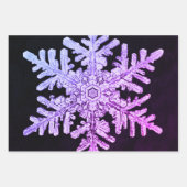 Papier d'enveloppement de NOIX DE FLAKE DE NEIGE (Devant 3)