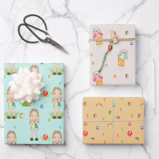 Papier d'enveloppement de Pâques (Recto)