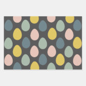 Papier d'enveloppement de Pâques Motif d'Oeuf colo (Devant 3)