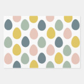 Papier d'enveloppement de Pâques Motif d'Oeuf colo (Devant)