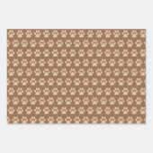 Papier d'enveloppement de pattes de chien mignonne (Devant 2)