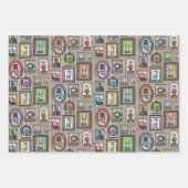 Papier d'enveloppement de portraits animaux (Devant 3)