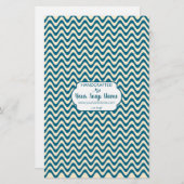 Papier d'enveloppement de savon à bande bleue (Devant / Derrière)