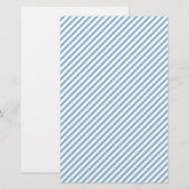 Papier d'enveloppement de savon diagonale bleu et  (Devant / Derrière)