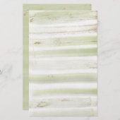Papier d'enveloppement de savon vert et blanc (Devant / Derrière)