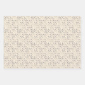 Papier d'enveloppement de tons gris série de 3 (Devant 3)