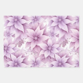 Papier d'enveloppement de vacances pourpre Poinset (Devant)