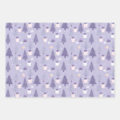 Papier d'enveloppement de vacances Purple Pastel (Devant 3)