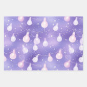 Papier d'enveloppement de vacances Purple Pastel (Devant)