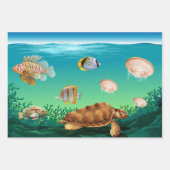 Papier d'enveloppement de vie aquatique (Devant 2)