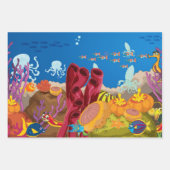 Papier d'enveloppement de vie aquatique (Devant 2)