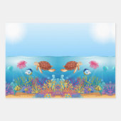 Papier d'enveloppement de vie aquatique (Devant)