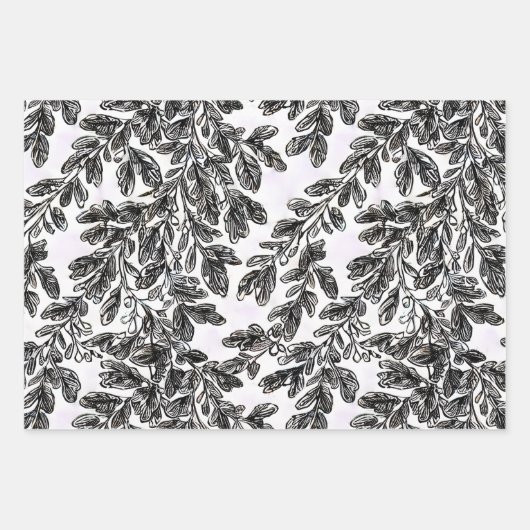 Papier d'enveloppement d'élégance victorienne orné (Devant 2)