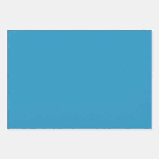 Papier d'enveloppement d'éléphant bleu Aquarelle (Devant 3)