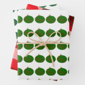 Papier d'enveloppement des ampoules de Noël (3 feu (En situation)